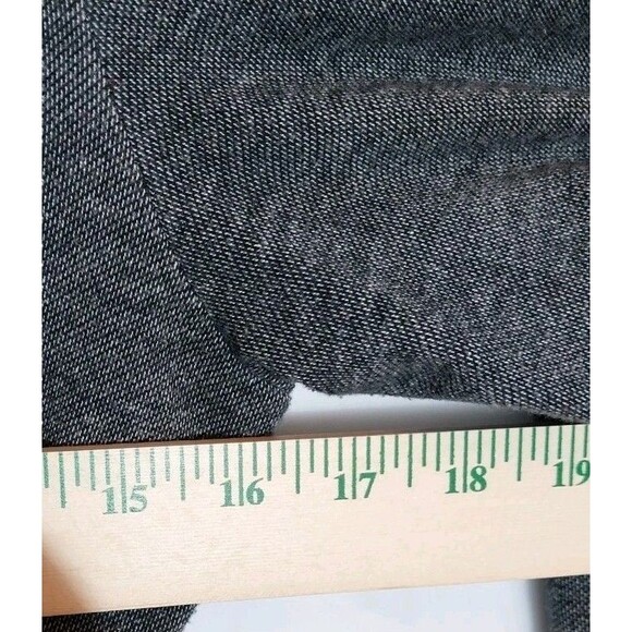 Guess Women's Knit Jacket L Heathered Charcoal Belted Business Casual Timeless - Picture 3 of 9